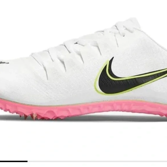 Nike Zoom Ja Fly 3 Track Cleats White Pink DM2338-100 Men’s Size 11.5 - Picture 3 of 10